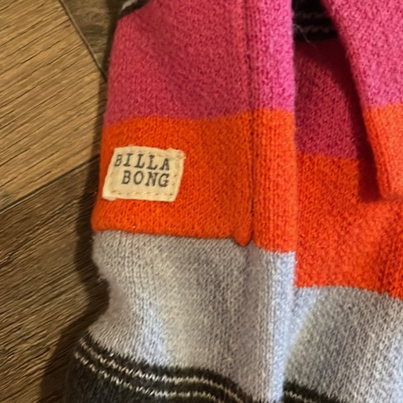 Billabong Aztec Boho Open Cardigan sz S - Picture 5 of 6